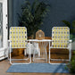 Novogratz Poolside Gossip, Priscilla Folding Chairs, 2-Pack, Yellow - Yellow - 2-Pack