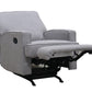 Baby Relax Salma Glider Rocker Recliner Chair, Gray Chenille - Gray