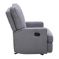 Baby Relax Salma Glider Rocker Recliner Chair, Gray Chenille - Gray