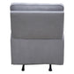 Baby Relax Salma Glider Rocker Recliner Chair, Gray Chenille - Gray