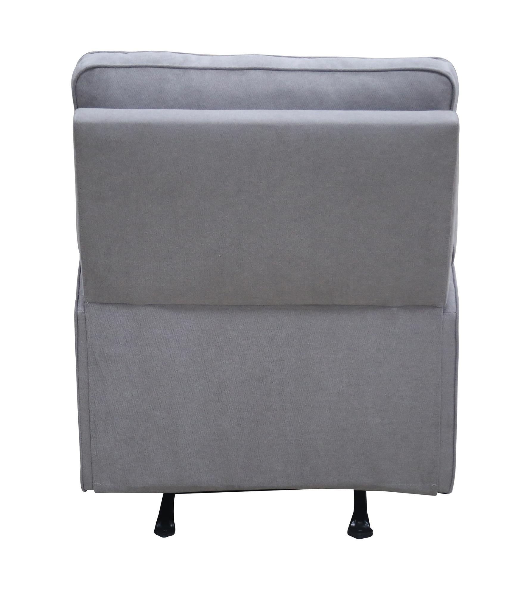 Baby Relax Salma Glider Rocker Recliner Chair, Gray Chenille - Gray