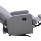 Baby Relax Salma Glider Rocker Recliner Chair, Gray Chenille - Gray
