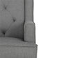 Bennet Transitional Wingback Linen Upholstered Nursery Rocker Chair - Grey Linen
