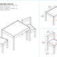 Hunter 3-Piece Kiddy Table and Chair Kids Set - Gray
