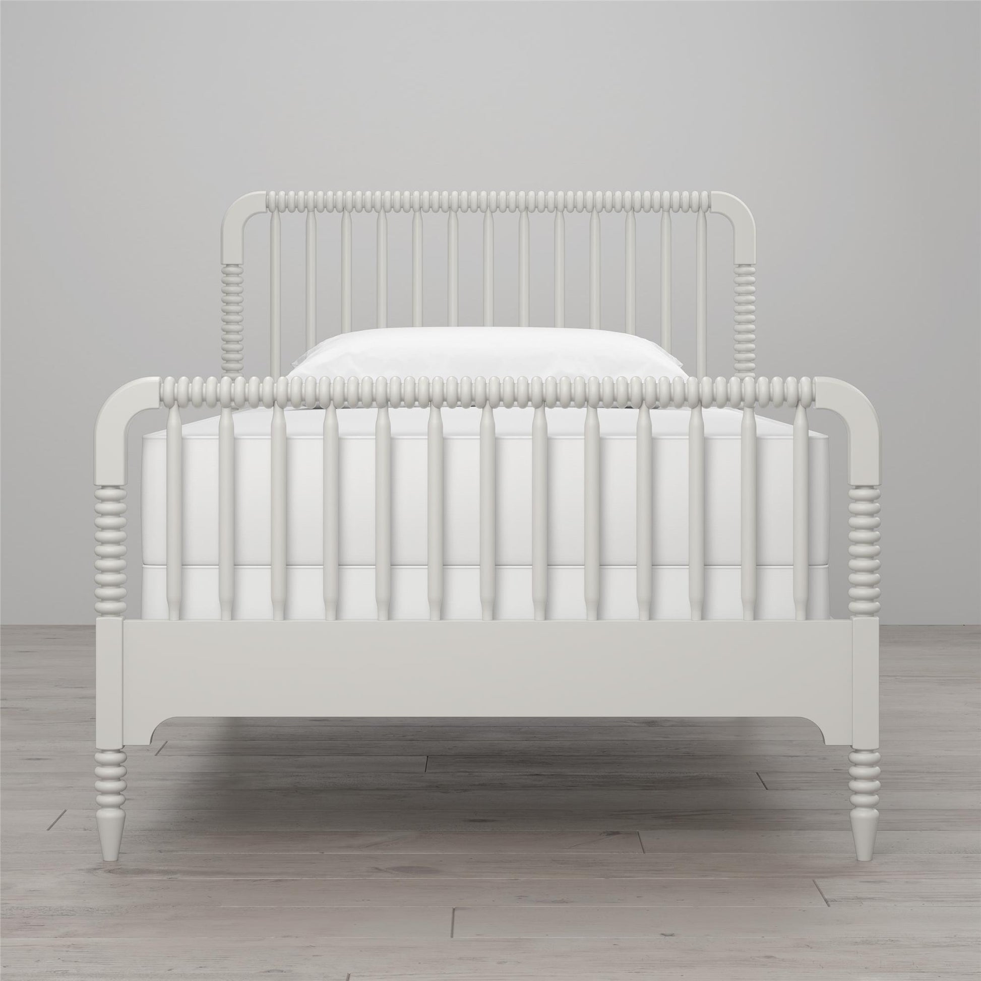 Rowan Valley Linden Kids’ Twin Size Bed with Wood Spindles - White - Twin