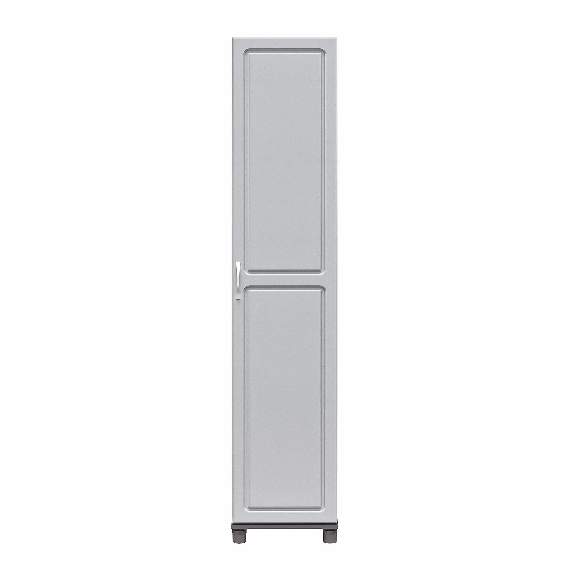 Kendall 16 Inch Multipurpose Storage Cabinet with 5 Shelves - Gray