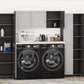 Kendall 16 Inch Multipurpose Storage Cabinet with 5 Shelves - Gray