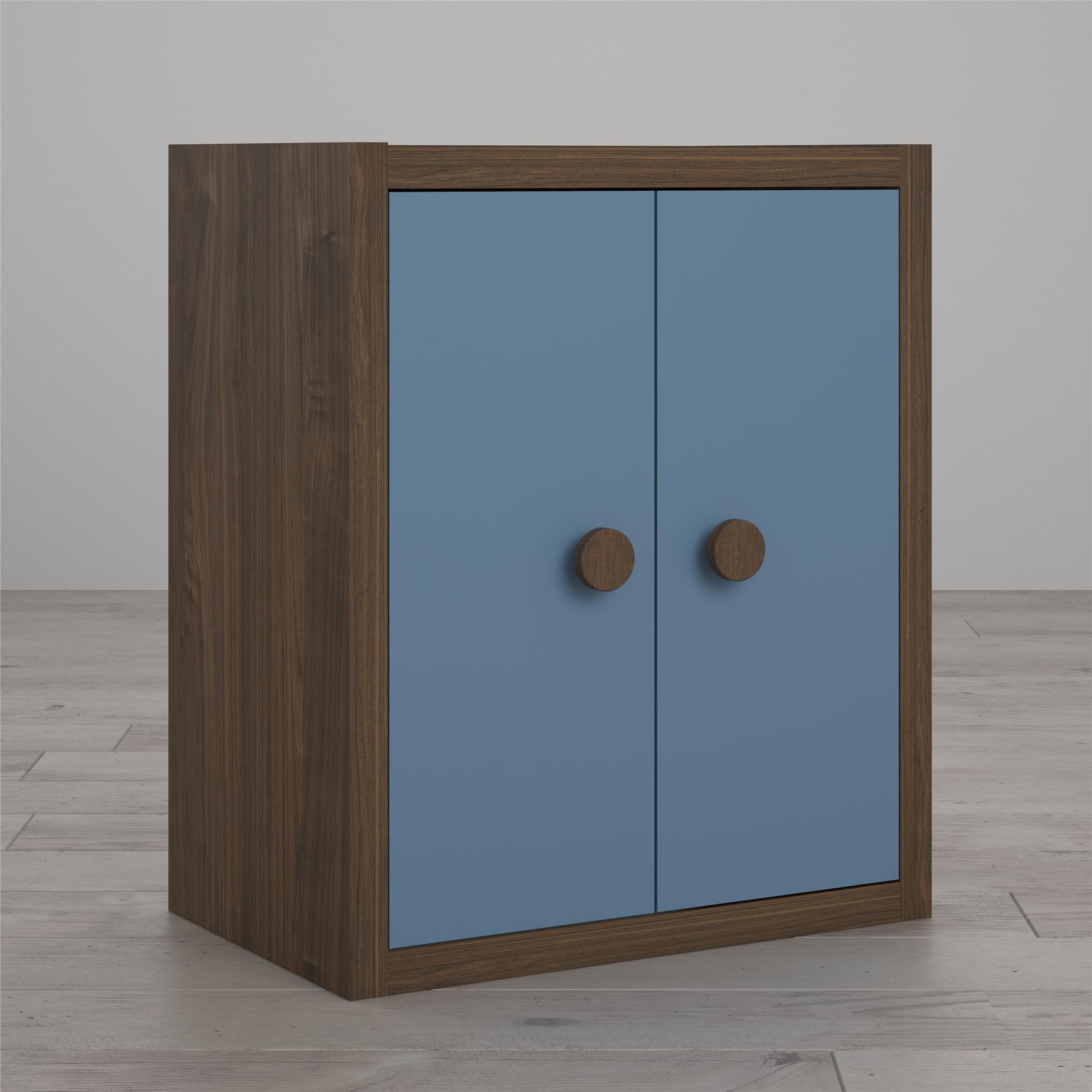 Sierra Ridge Terra Modular Bookcase with Doors - Blue