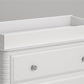 Rowan Valley Linden 3 Drawer Dresser with Wood Feet - White