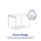 Hunter 3-Piece Kiddy Table and Chair Kids Set - White