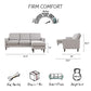 Winston Reversible Sofa Sectional - Light Gray