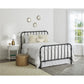 Rowan Valley Laren Oval 1 Drawer Nightstand with Wood Legs - White
