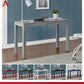 Large Parsons Computer Desk with 2 Drawers - White