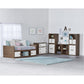 Sierra Ridge Terra Modular Bookcase with Doors - White