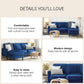 Winston Reversible Sofa Sectional - Blue