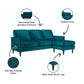 Winston Reversible Sofa Sectional - Green