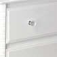 Rowan Valley Linden 3 Drawer Dresser with Wood Feet - White