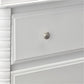 Rowan Valley Linden 3 Drawer Dresser with Wood Feet - White