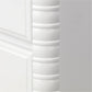 Rowan Valley Linden 3 Drawer Dresser with Wood Feet - White