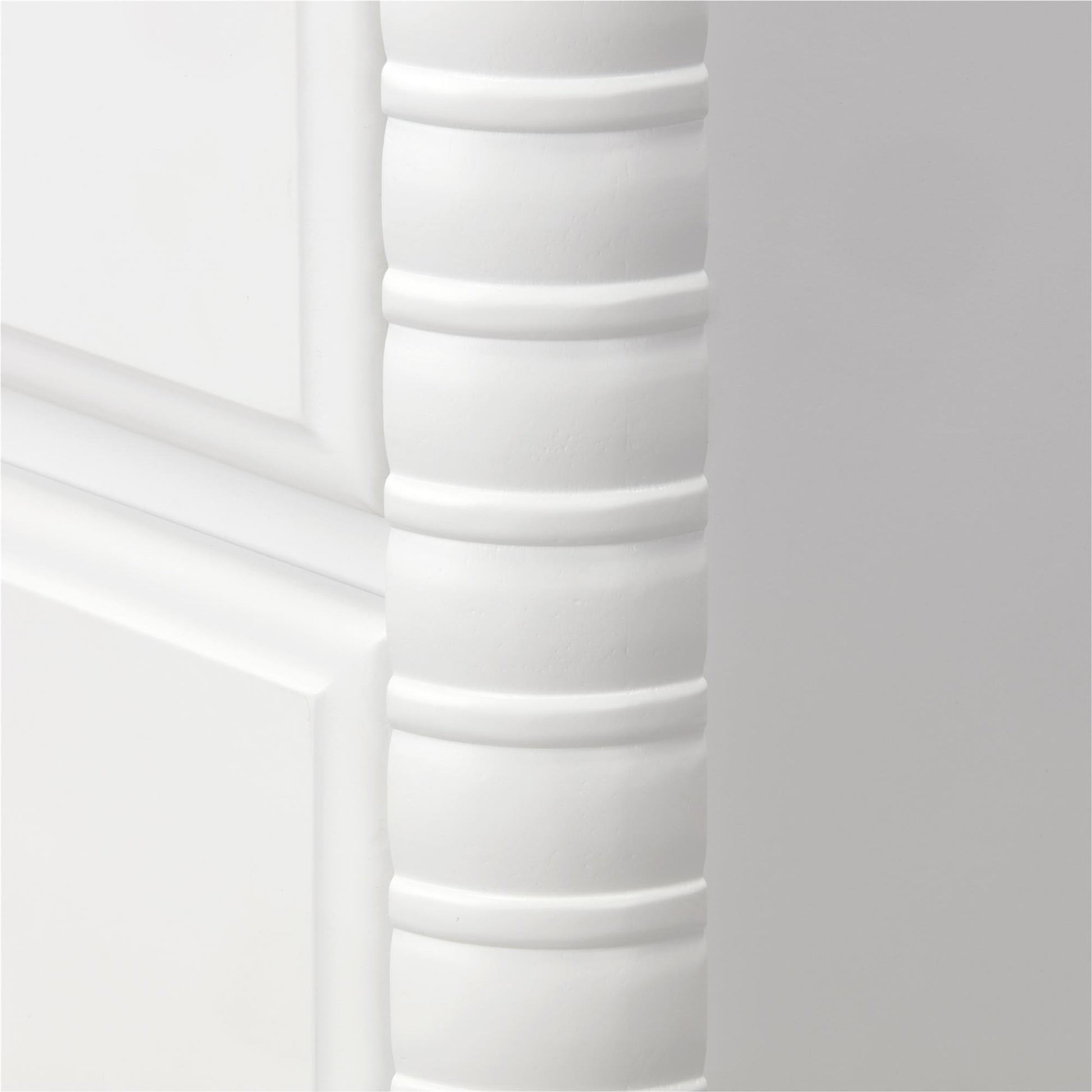 Rowan Valley Linden 3 Drawer Dresser with Wood Feet - White