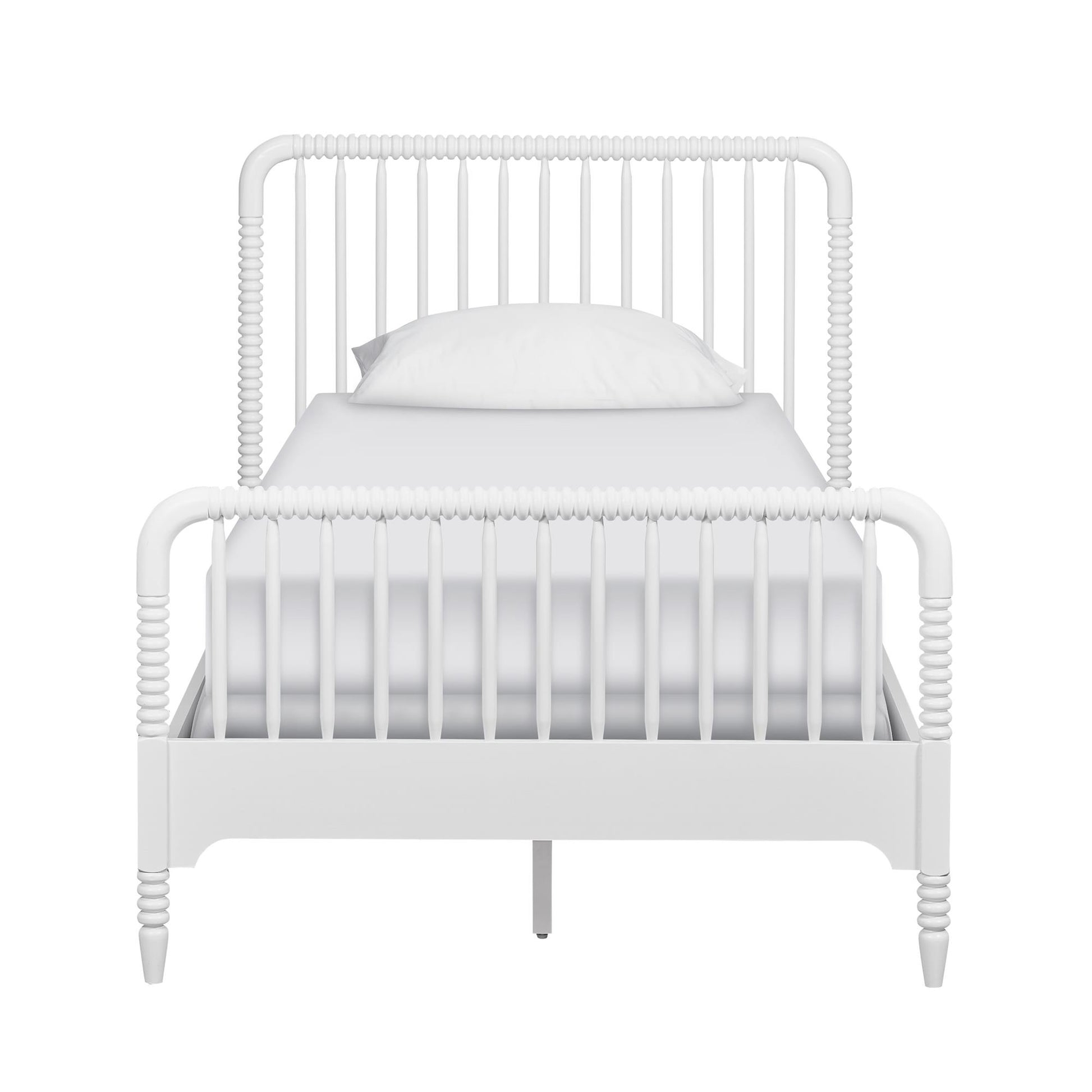 Rowan Valley Linden Kids’ Twin Size Bed with Wood Spindles - White - Twin