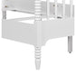 Rowan Valley Linden Kids’ Twin Size Bed with Wood Spindles - White - Twin