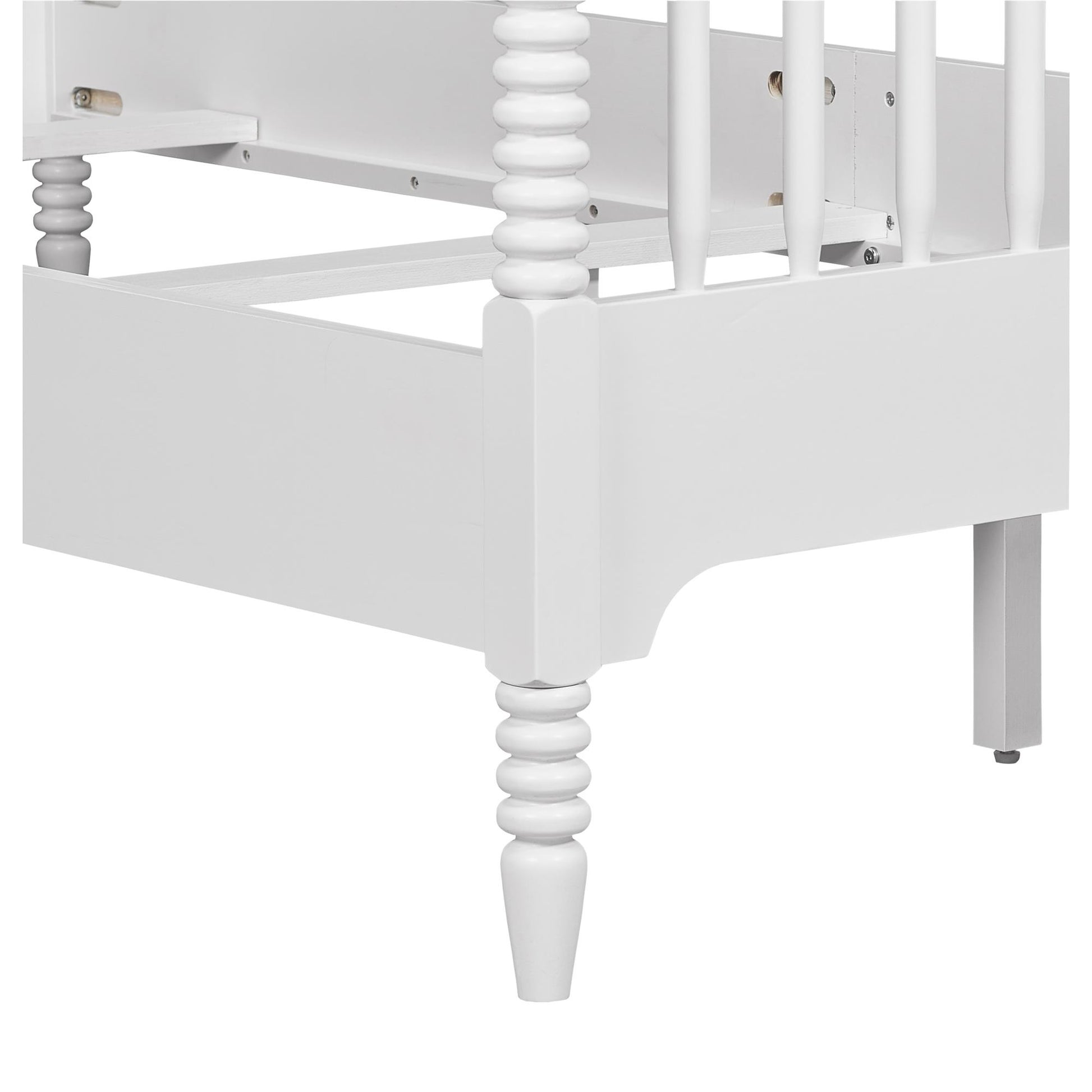 Rowan Valley Linden Kids’ Twin Size Bed with Wood Spindles - White - Twin
