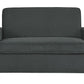Casey Loveseat Sofa Sleeper with Memory Foam Pull-Out Mattress - Gray - Twin