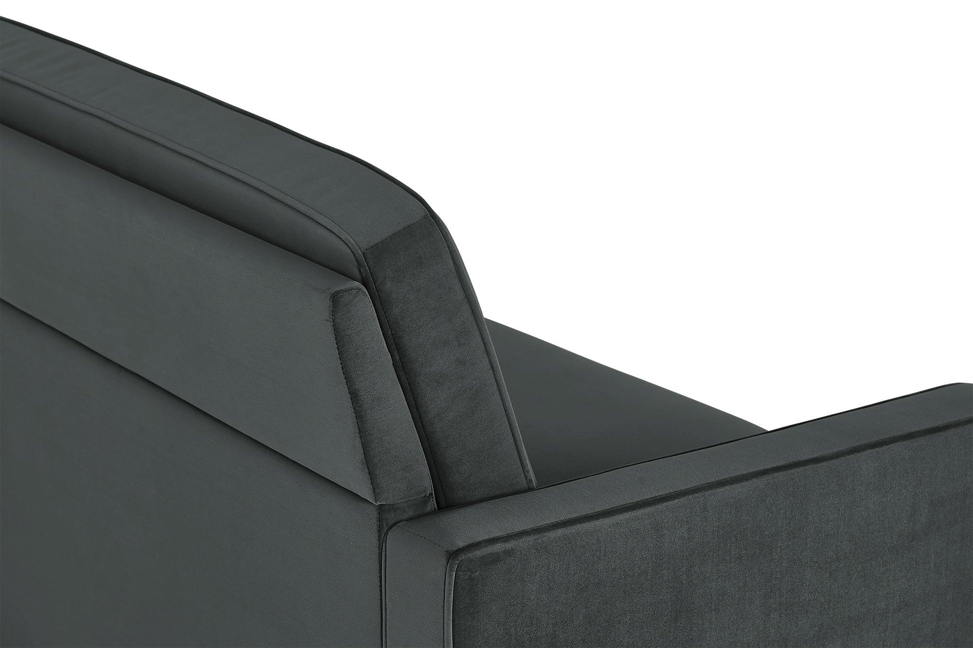 Casey Loveseat Sofa Sleeper with Memory Foam Pull-Out Mattress - Gray - Twin
