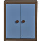 Sierra Ridge Terra Modular Bookcase with Doors - Blue