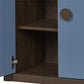 Sierra Ridge Terra Modular Bookcase with Doors - Blue