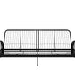 Aiden Metal Full Size Futon Frame with Multiple Reclining Positions - Black