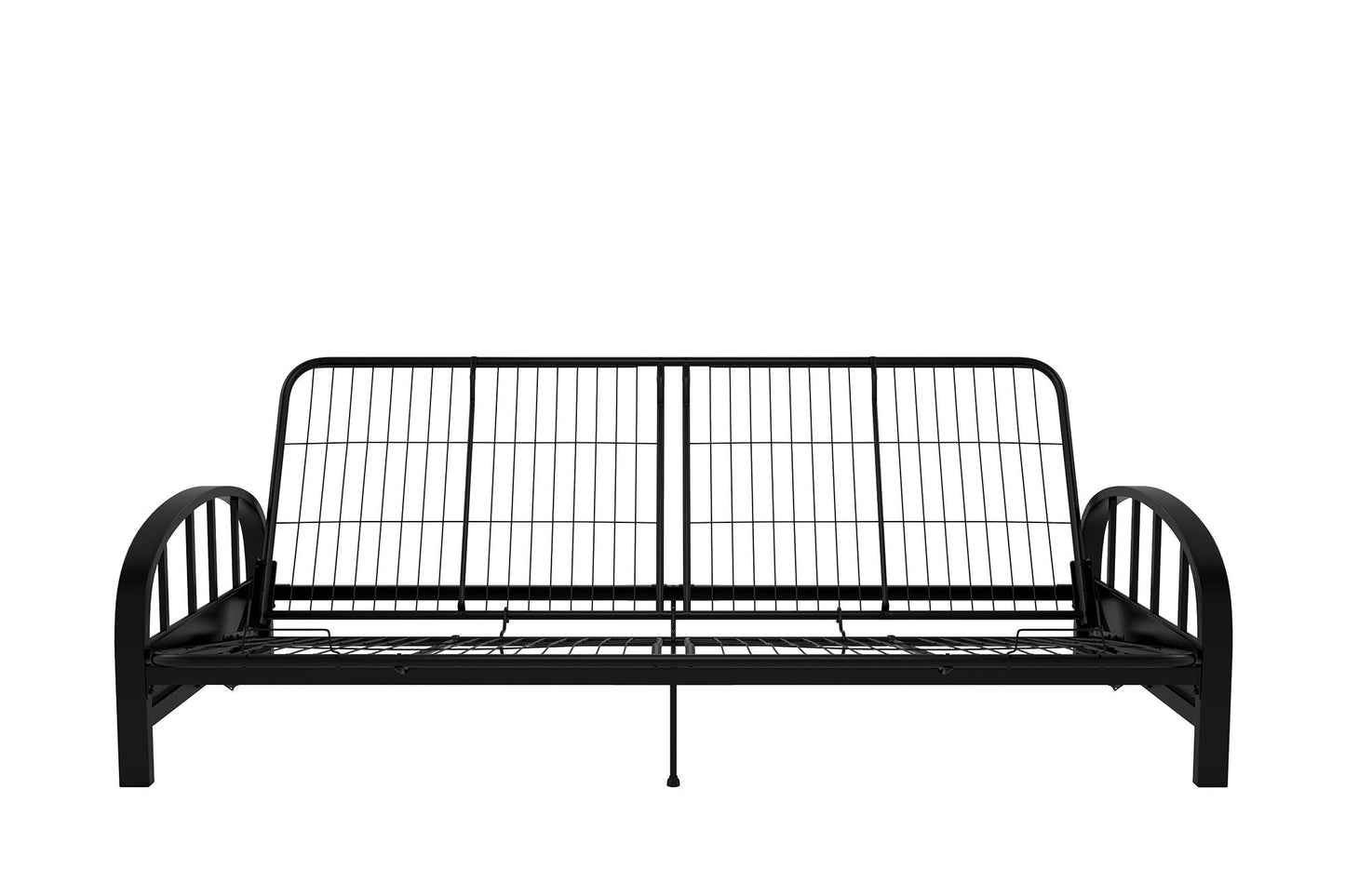 Aiden Metal Full Size Futon Frame with Multiple Reclining Positions - Black