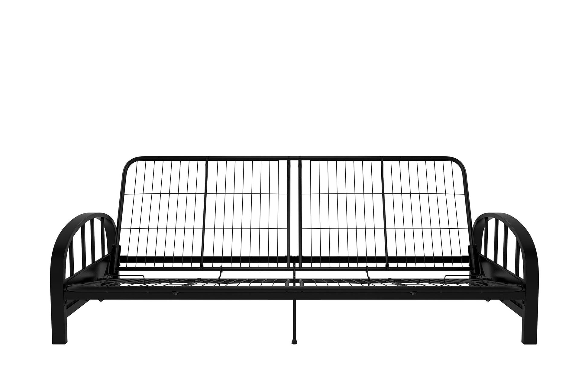 Aiden Metal Full Size Futon Frame with Multiple Reclining Positions - Black
