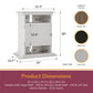 10/20 Gallon Aquarium Stand with Open and Concealed Storage - Dove Gray