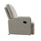 Baby Relax Salma Glider Rocker Recliner Chair, Beige Chenille - Beige