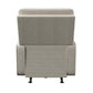 Baby Relax Salma Glider Rocker Recliner Chair, Beige Chenille - Beige