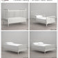 Rowan Valley Linden Kids’ Full Size Bed with Wood Spindles - White - Full