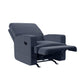 Baby Relax Salma Glider Rocker Recliner Chair, Navy Chenille - Navy