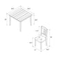 Redmond 5 Piece Traditional Dining Set with Table and 4 Chairs - Espresso
