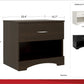 Crescent Point Nightstand, Vintage White - Vintage White
