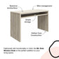 Winston Desk, Plaster - Plaster