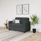 Casey Loveseat Sofa Sleeper with Memory Foam Pull-Out Mattress - Gray - Twin