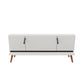 Brittany Armless Futon - White