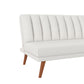 Brittany Armless Futon - White