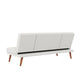 Brittany Armless Futon - White