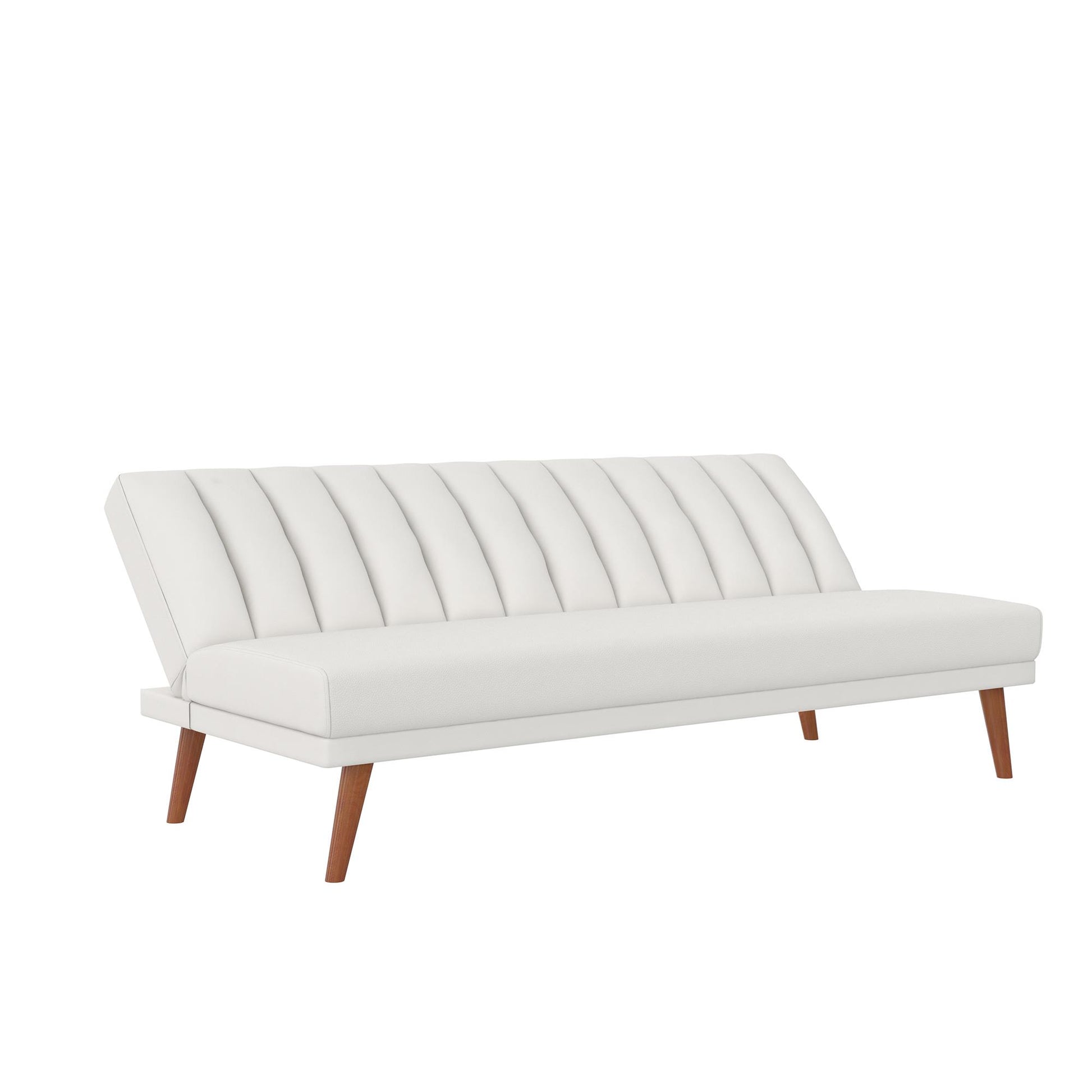 Brittany Armless Futon - White