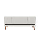 Brittany Armless Futon - White