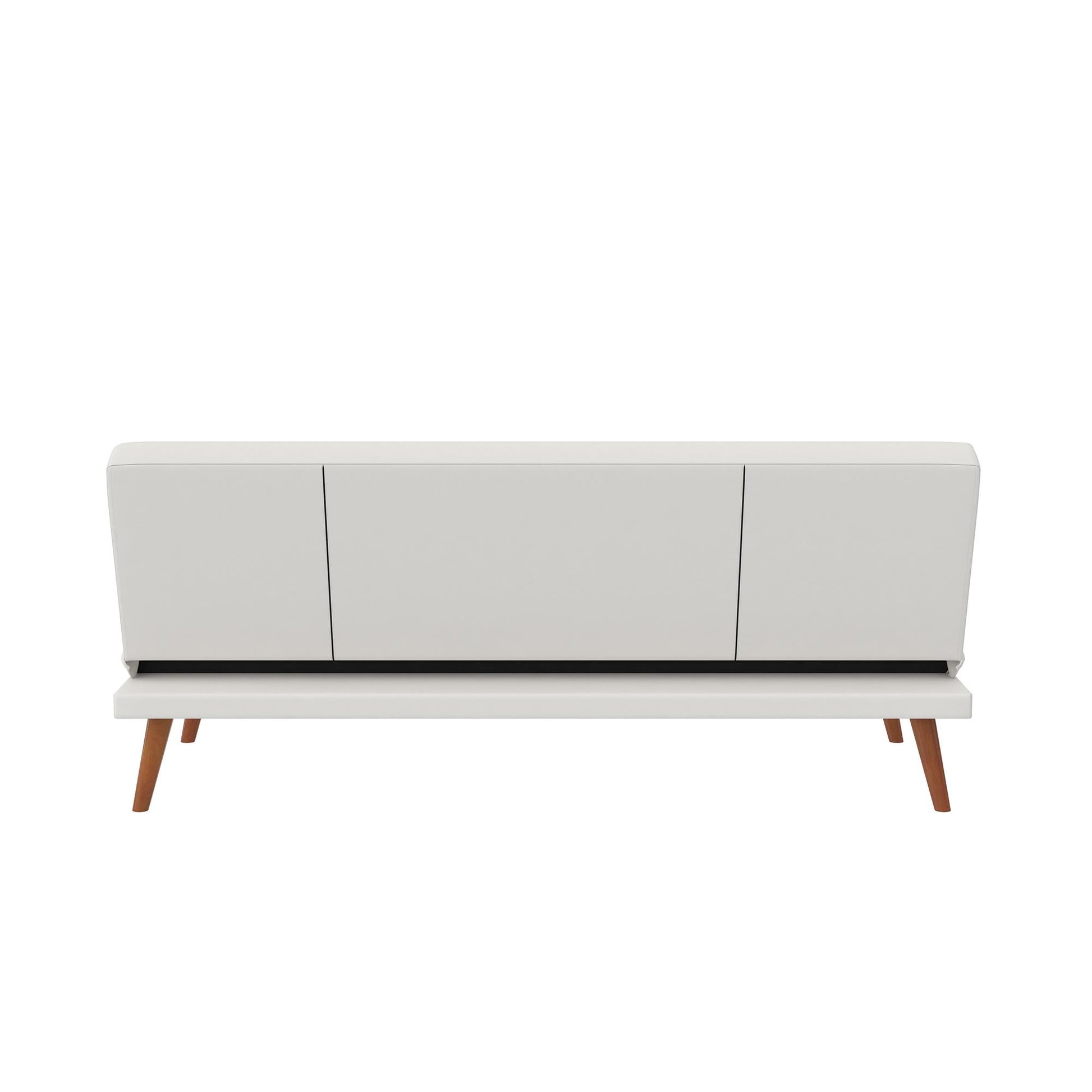 Brittany Armless Futon - White