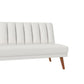 Brittany Armless Futon - White